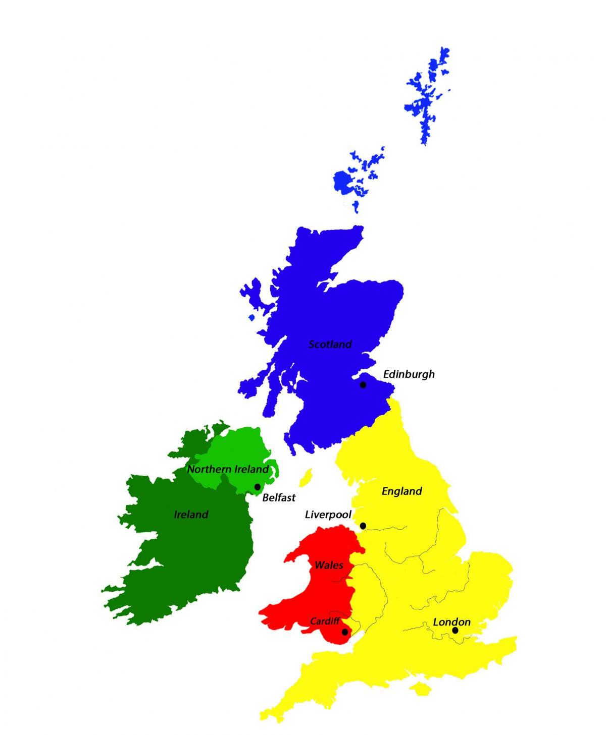 خريطة عاصمة المملكة المتحدة (المملكة المتحدة)