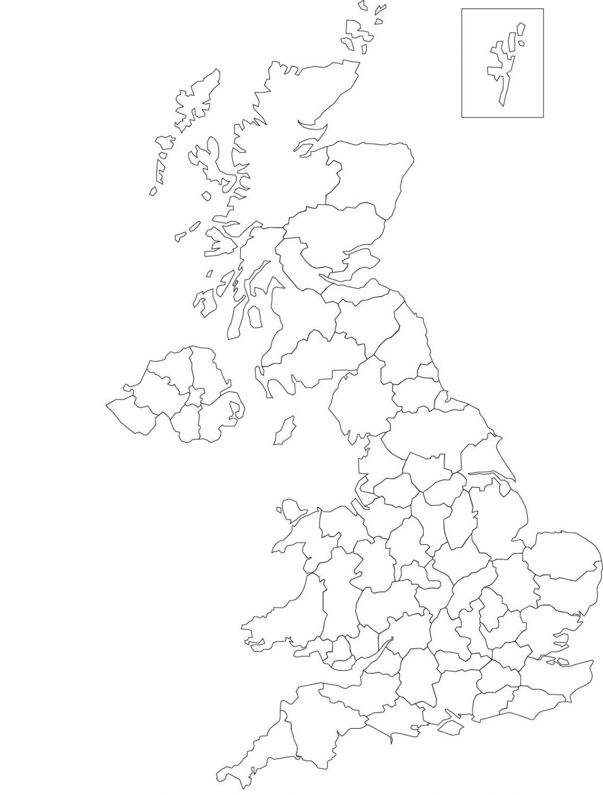 خريطة معالم المملكة المتحدة (المملكة المتحدة)