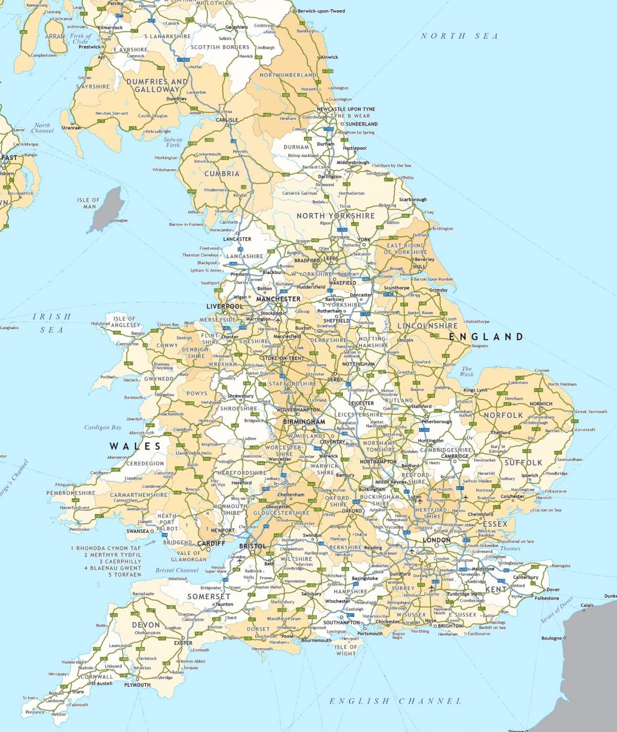 خريطة قيادة المملكة المتحدة (المملكة المتحدة)