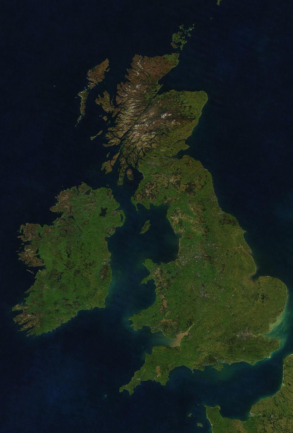 المملكة المتحدة (المملكة المتحدة) خريطة عرض السماء