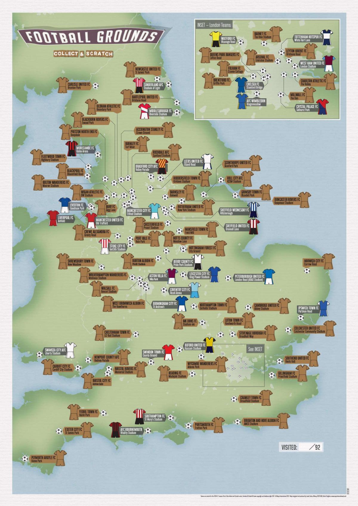 خريطة ملاعب المملكة المتحدة (المملكة المتحدة)
